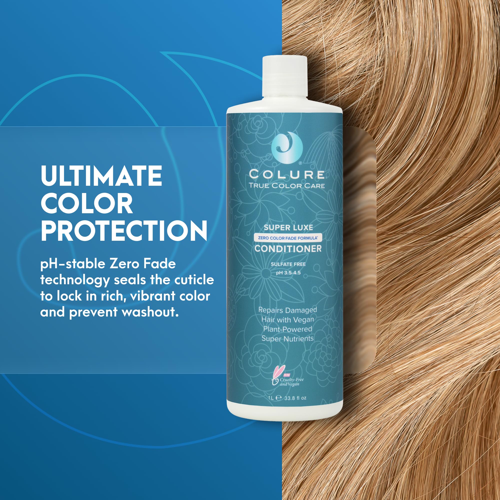 COLURE Super Luxe Conditioner – Instant Hydration for Color-Treated Hair | Vegan & Organic