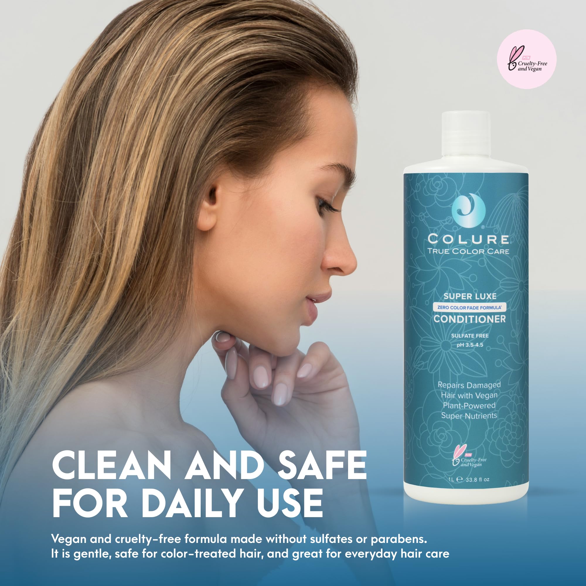 COLURE Super Luxe Conditioner – Instant Hydration for Color-Treated Hair | Vegan & Organic