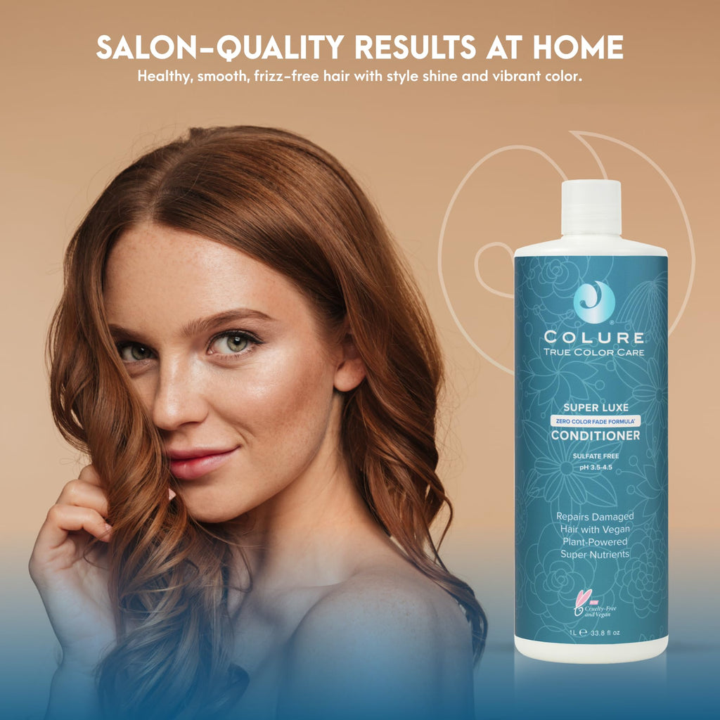 COLURE Super Luxe Conditioner – Instant Hydration for Color-Treated Hair | Vegan & Organic