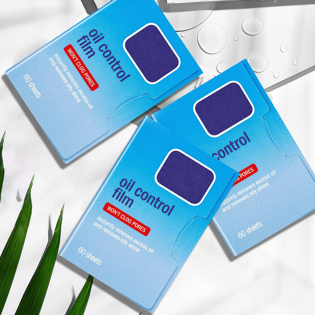 COMFYTOUCH 2 Packs Oil Blotting Sheets (120) – Oil Absorbing, Makeup-Safe, Portable
