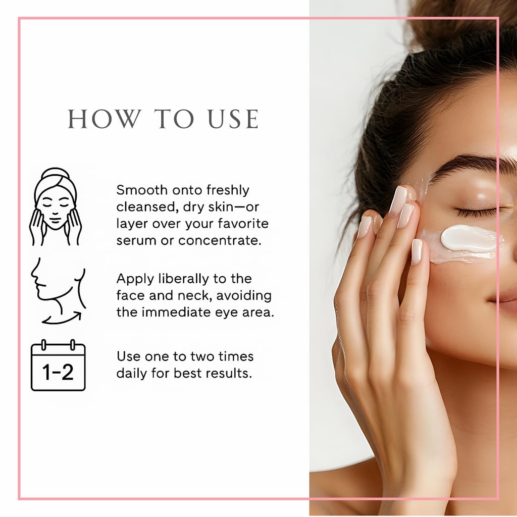 Consult Beaute Champagne Lift Firming Facial Moisture Cream – Temporary Skin Tightener for Face & Neck