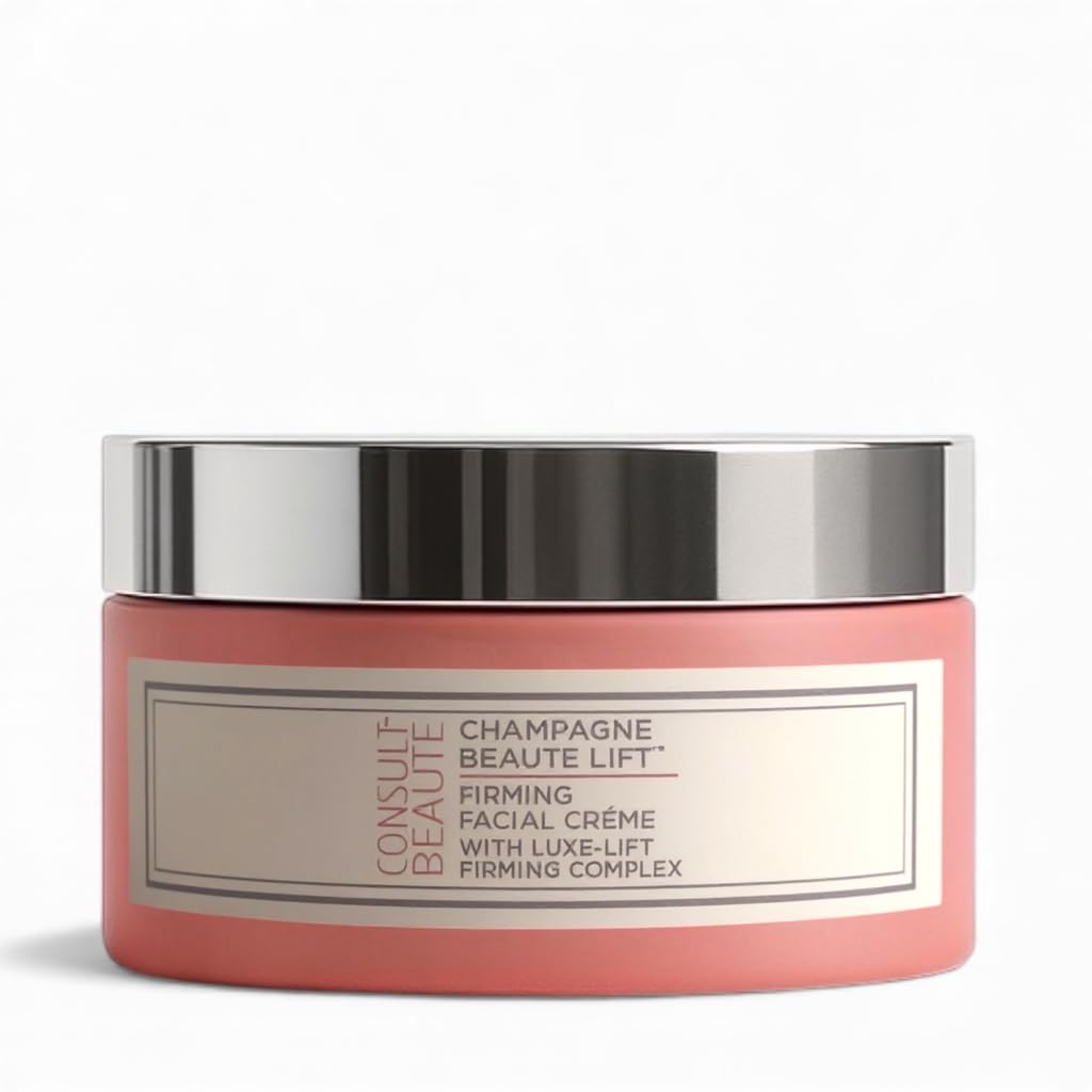 Consult Beaute Champagne Lift Firming Facial Moisture Cream – Temporary Skin Tightener for Face & Neck