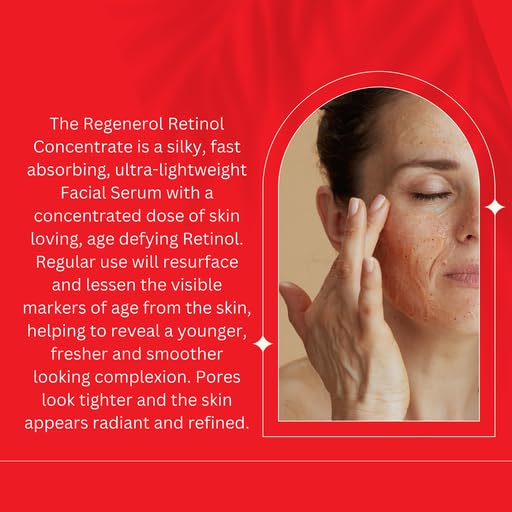 Consult Beaute Regenerol Rapid Resurfacing Retinol Serum with Bakuchiol – Smooths Texture on Face, 2 fl oz
