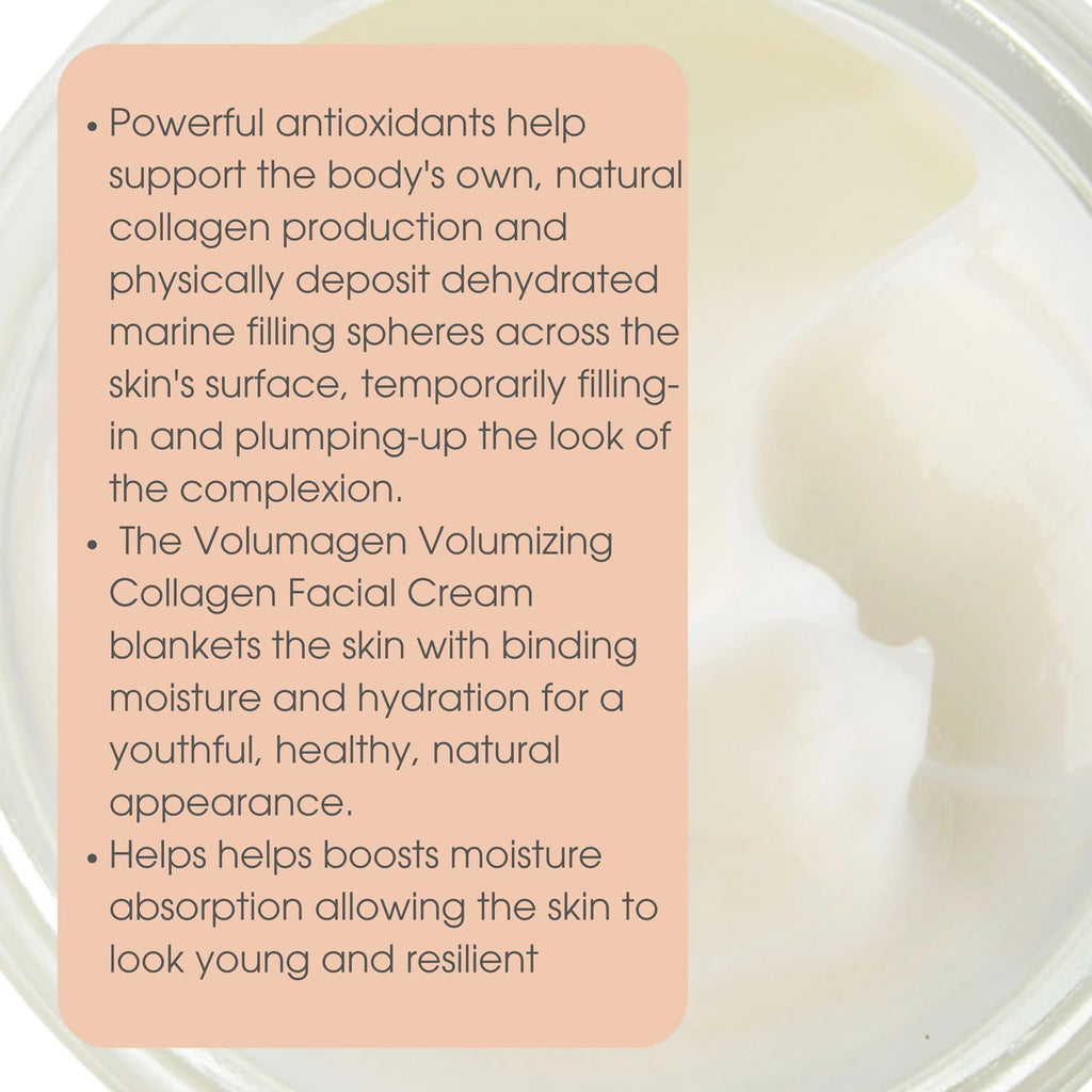Consult Beaute VOLUMAGEN Volumizing Collagen Cream – Hydration & Elasticity, 1.7 oz