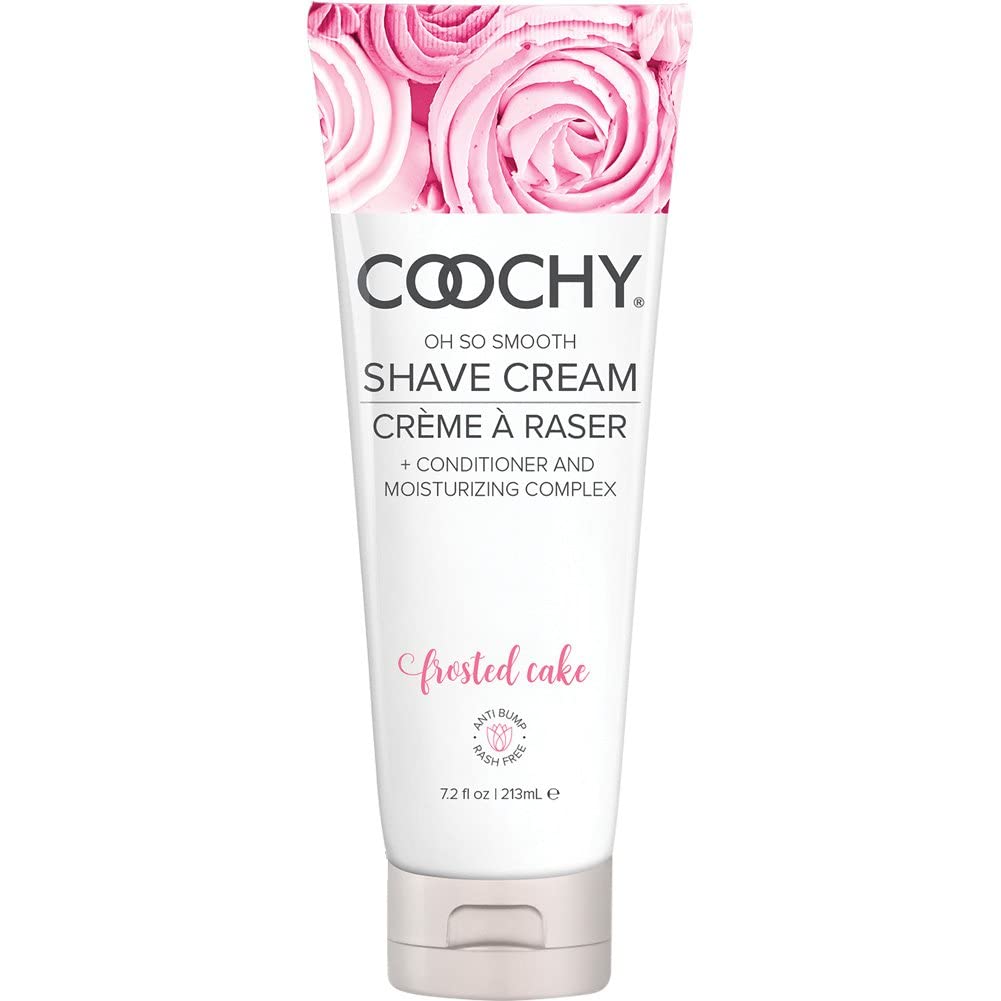 Coochy Shave Cream – Moisturizing Shave Lotion for Bikini, Underarms & More | Frosted Cake 7.2 oz