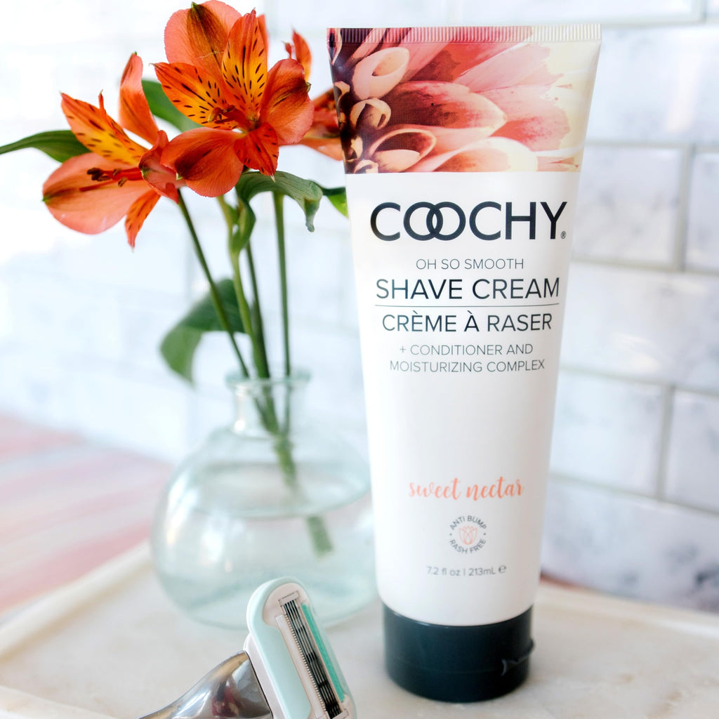 Coochy Shave Cream - Moisturizing Shave Lotion for Sensitive Areas | Hydrating & Gentle 7.2 oz