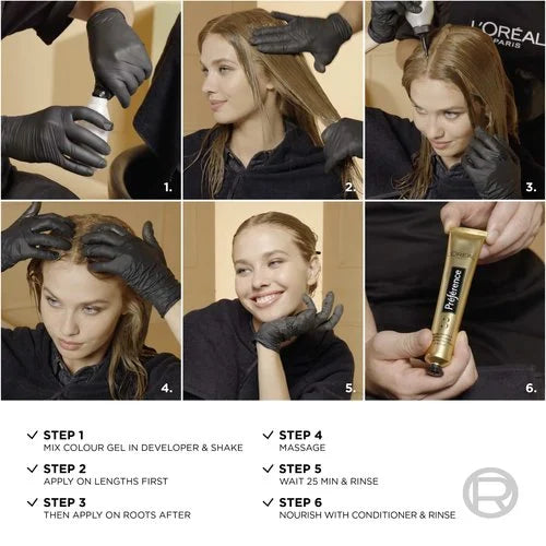 L'Oréal Préférence 8 Light Blonde Permanent Hair Colour: Fade-Defying Luminous Shine for At-Home Application