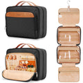 COOSKY Travel Hanging Toiletry Bag with Jewelry Organizer – Medium Waterproof Dopp Kit