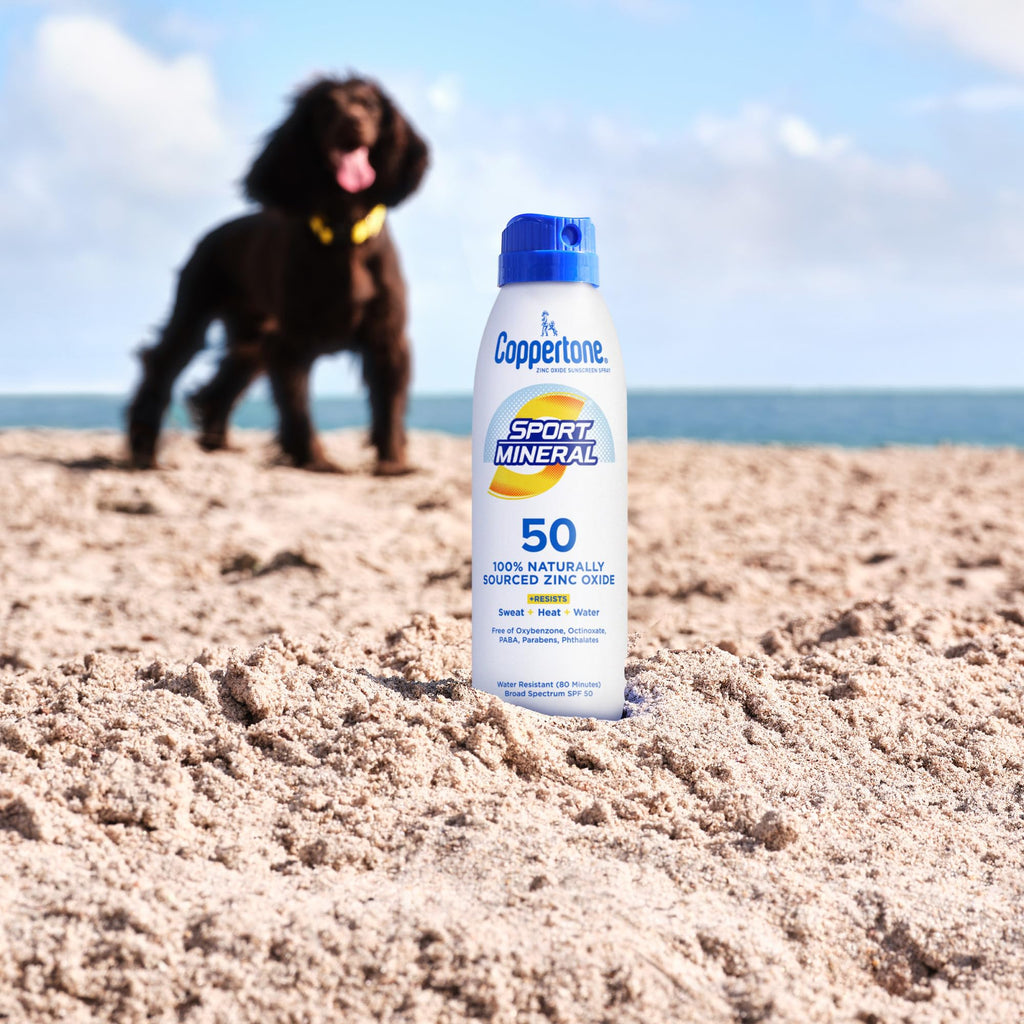 Coppertone SPORT Mineral SPF 50 Spray – 5oz, Zinc Oxide, Water Resistant
