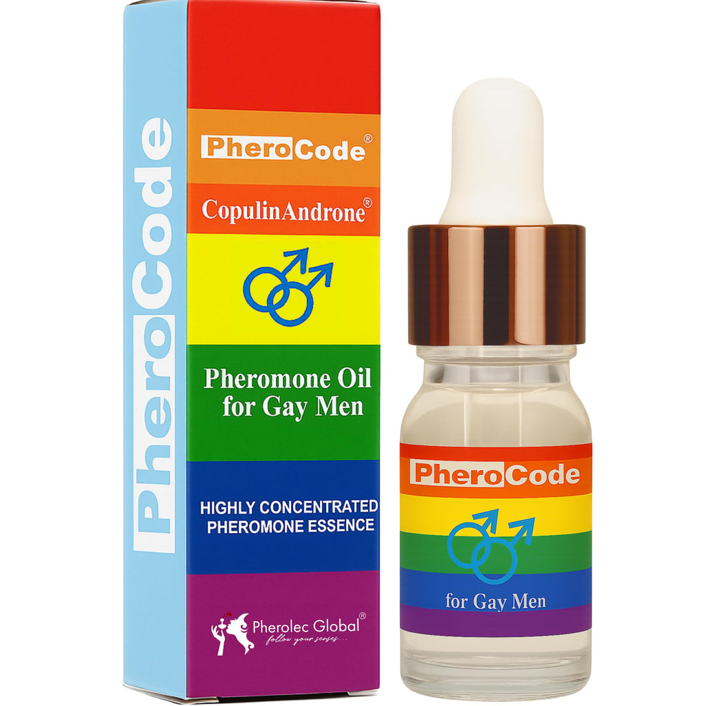 CopulinAndrone PheroCode Extra Strong Pheromone Cologne for Gay Men – Up to 48 Hours, Natural Formula