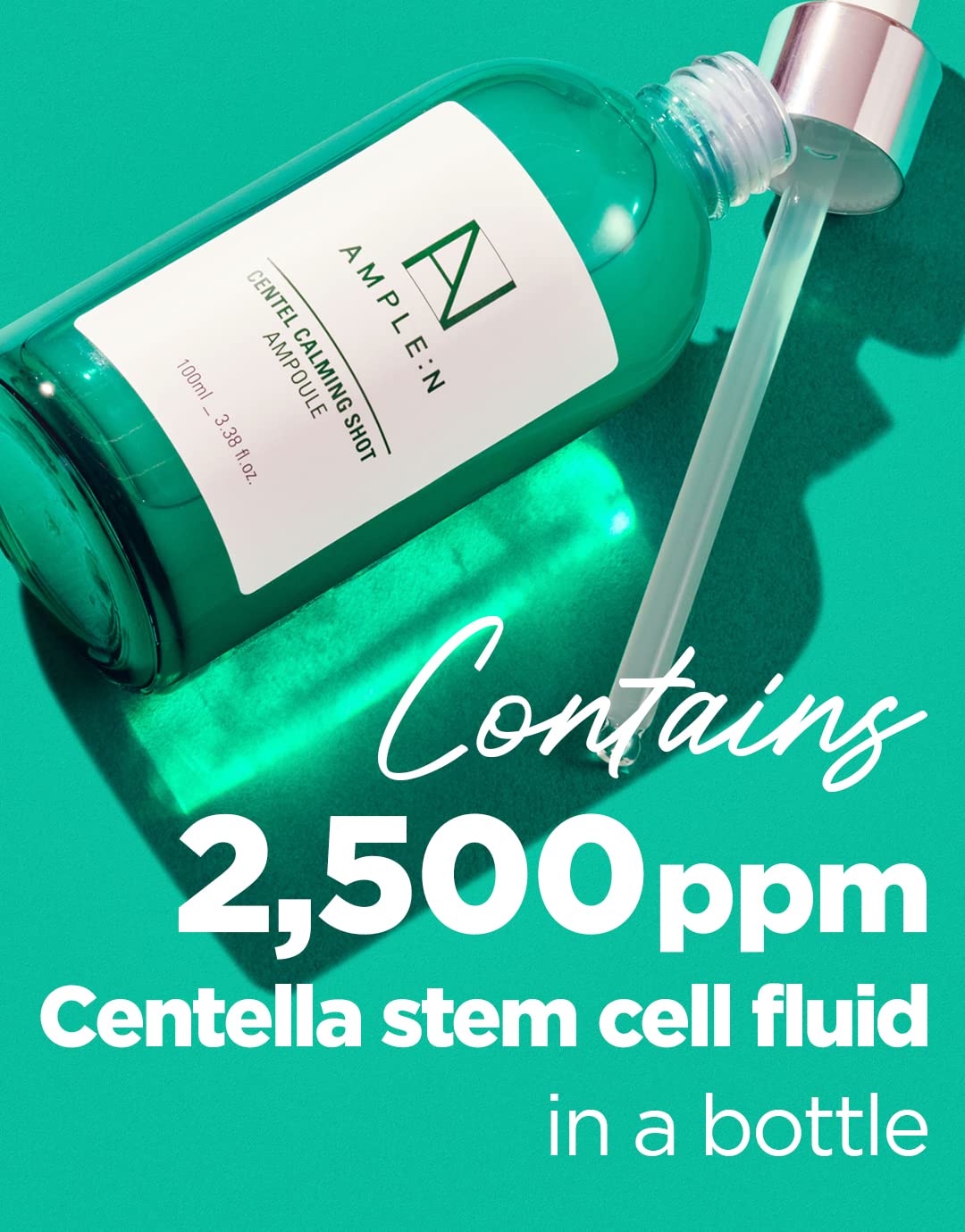 CORÉANA AMPLE:N Centel Calming Shot Ampoule – Soothing Centella Serum for Sensitive Skin