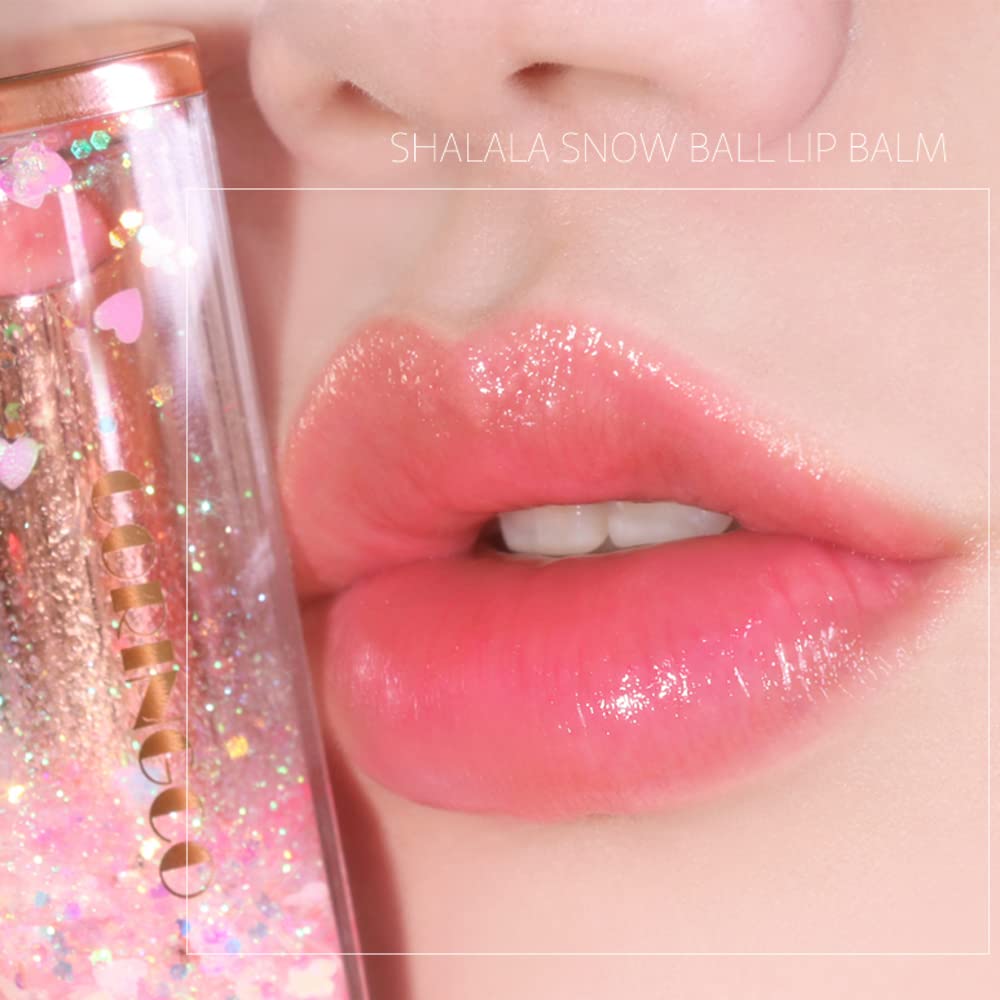 CORINGCO Sparkle Changes Color Lip Balm #03 Swan Lake – Glitter Lip Care