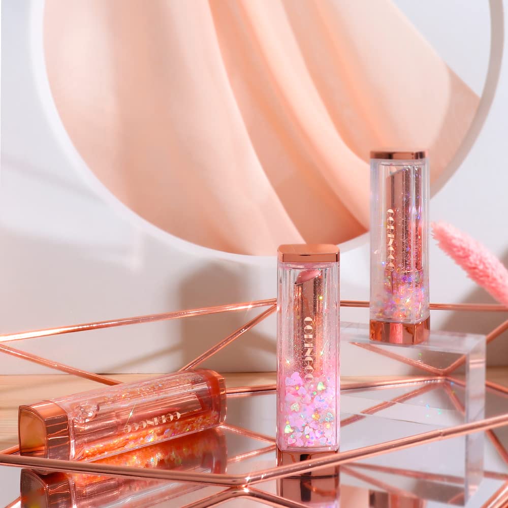 CORINGCO Sparkle Changes Color Lip Balm #03 Swan Lake – Glitter Lip Care