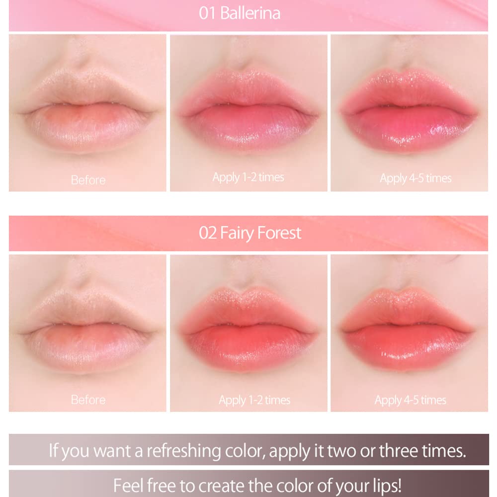 CORINGCO Sparkle Changes Color Lip Balm #03 Swan Lake – Glitter Lip Care