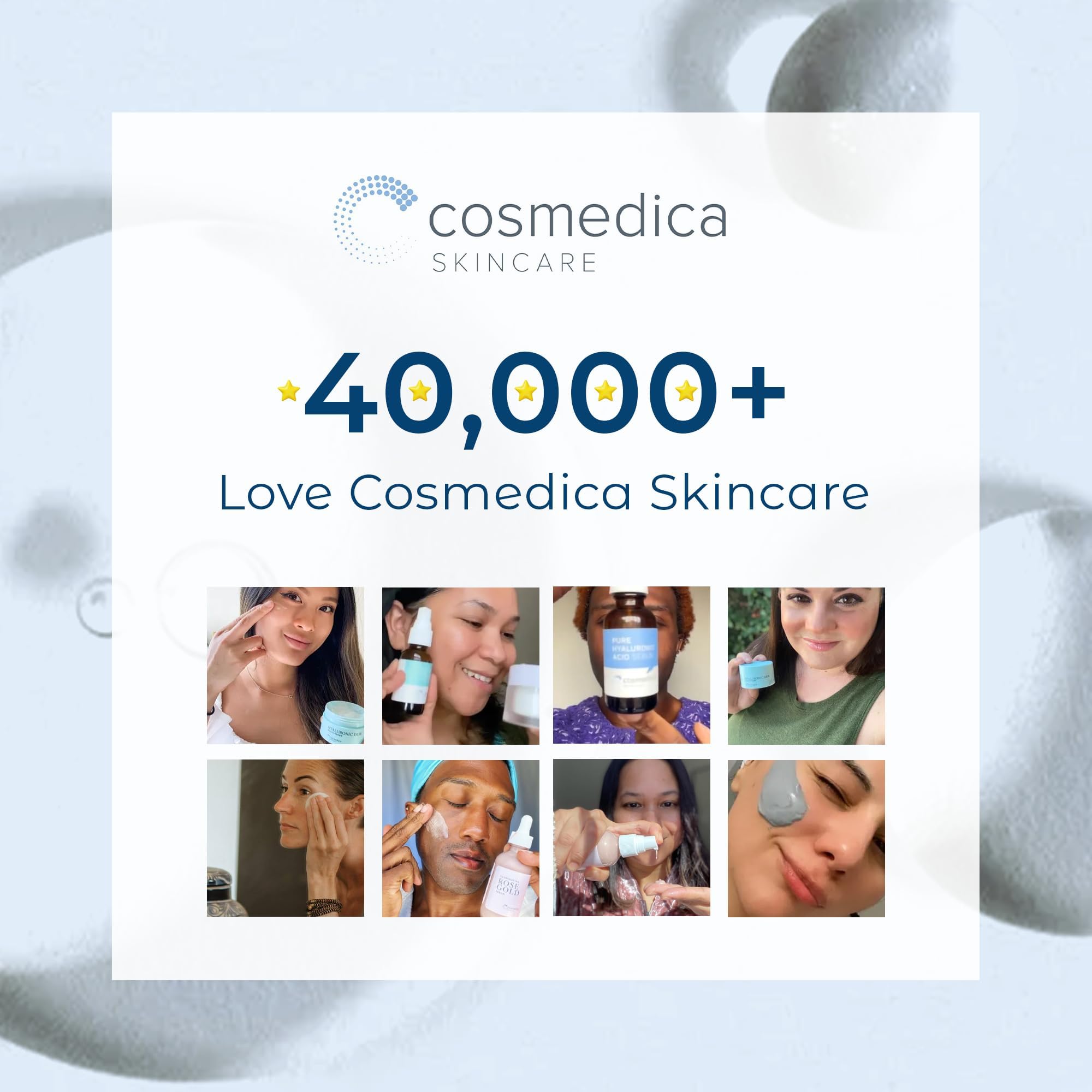 Cosmedica Hyaluronic Acid Serum – 4 fl oz Hydration & Anti-Aging | Cosmedica Skincare