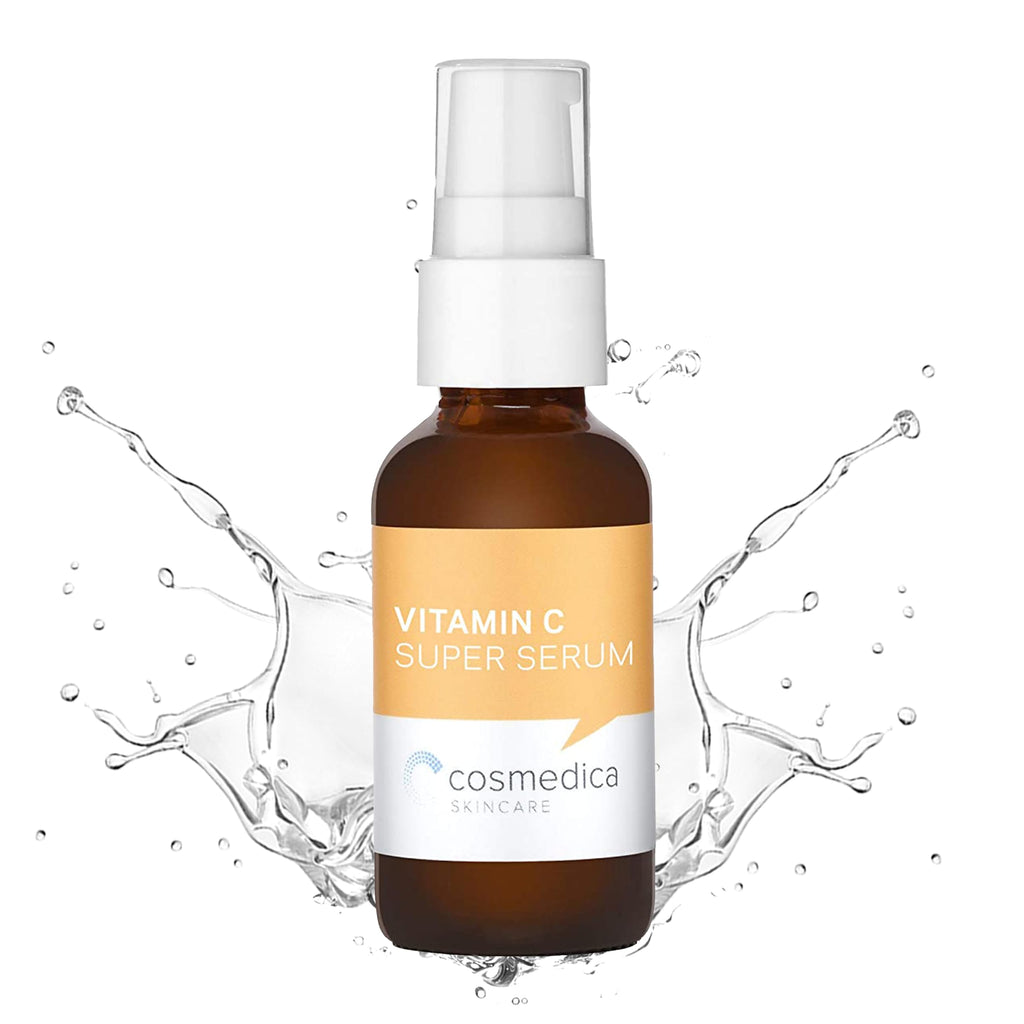 Cosmedica Skincare Vitamin C Super Serum – Vegan, Paraben-Free, Hyaluronic Acid