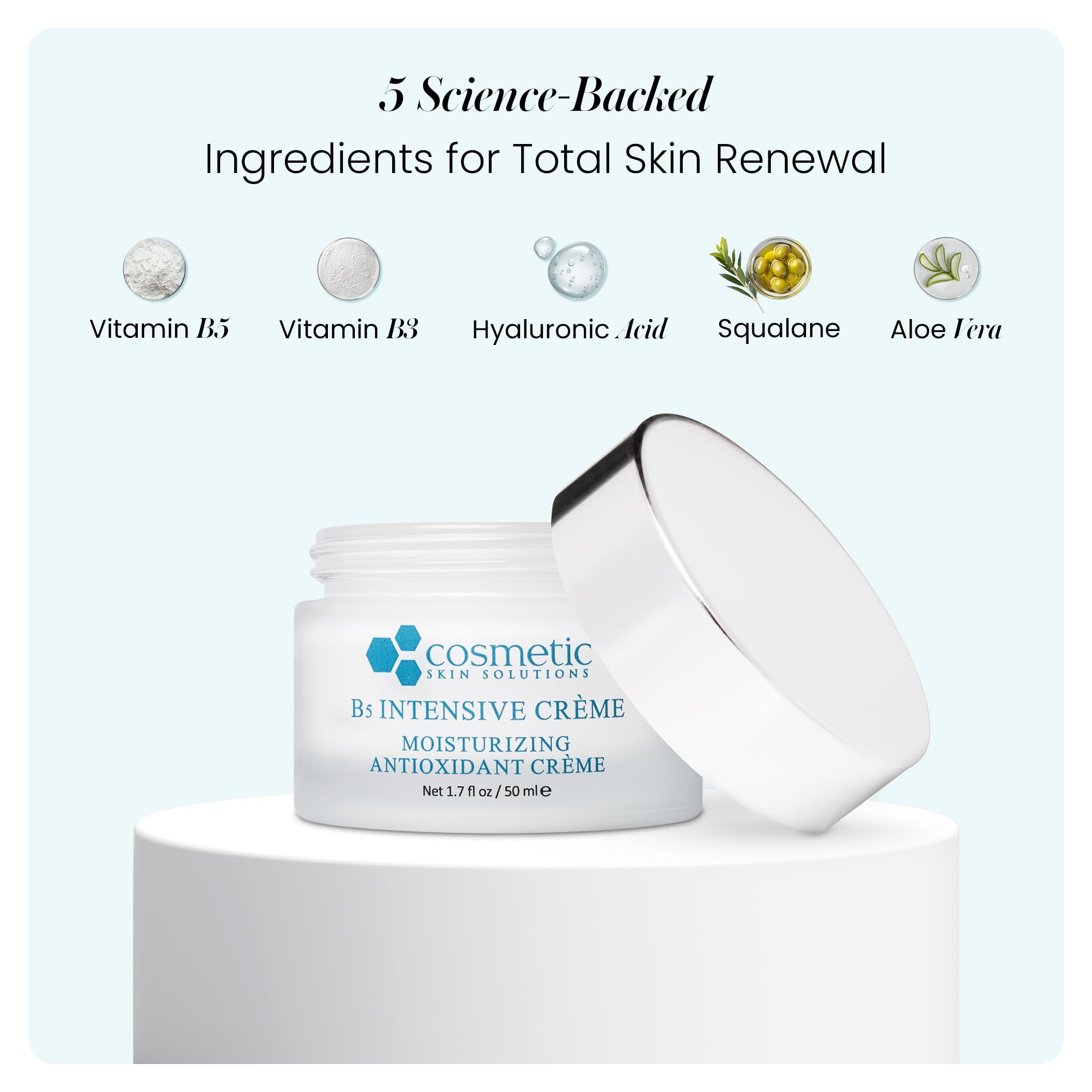 Cosmetic Skin Solutions B5 Intensive Crème – Hydrating Day & Night Moisturizer