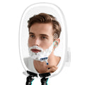 COSMIRROR Heated Shower Mirror Fogless for Shaving – 5000mAh Rechargeable, 3-Color Lights, 360° Rotation