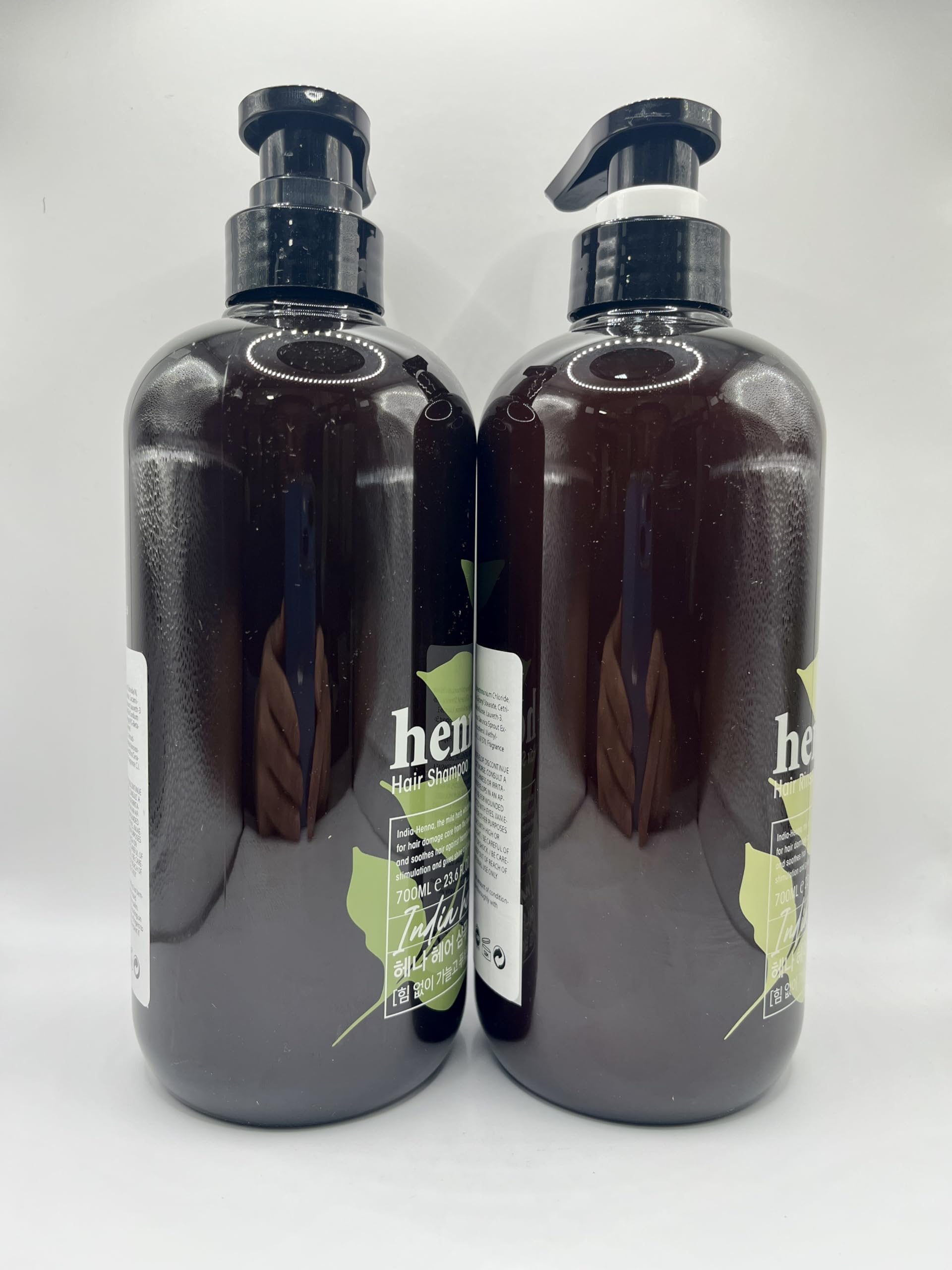 COSMOCOS Henna Hair Shampoo 700ml + Rinse 700ml – Strengthening & Nourishing Hair Care