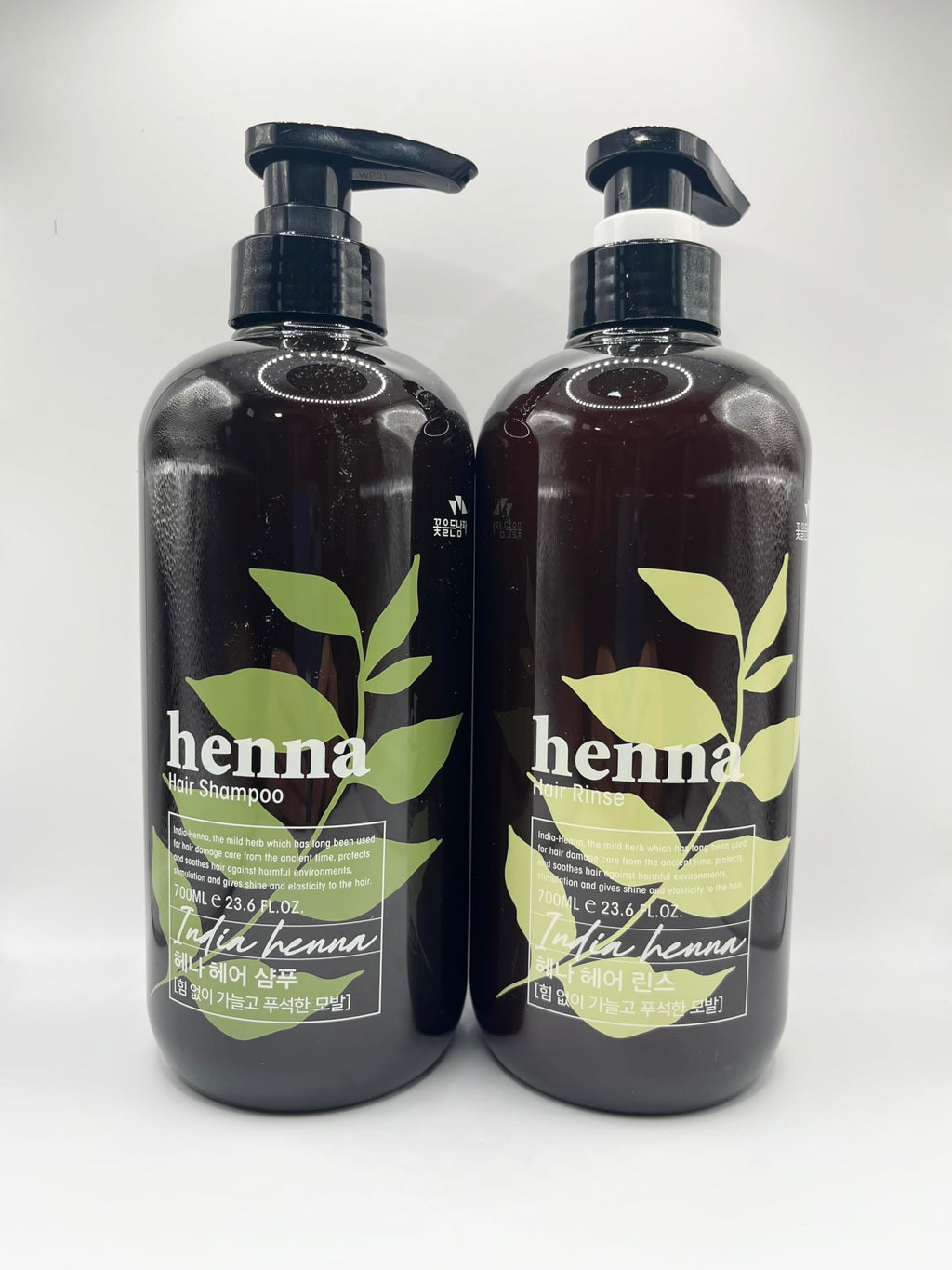 COSMOCOS Henna Hair Shampoo 700ml + Rinse 700ml – Strengthening & Nourishing Hair Care