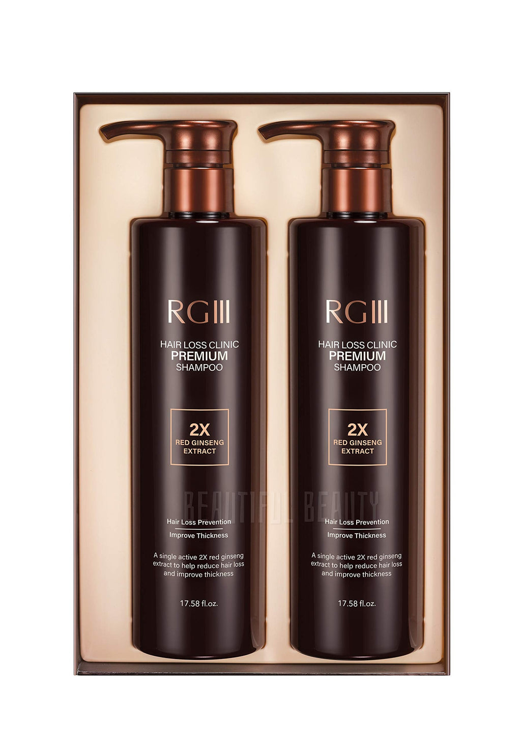COSMOCOS RG3 Premium Hair Loss Clinic Shampoo – Red Ginseng Formula
