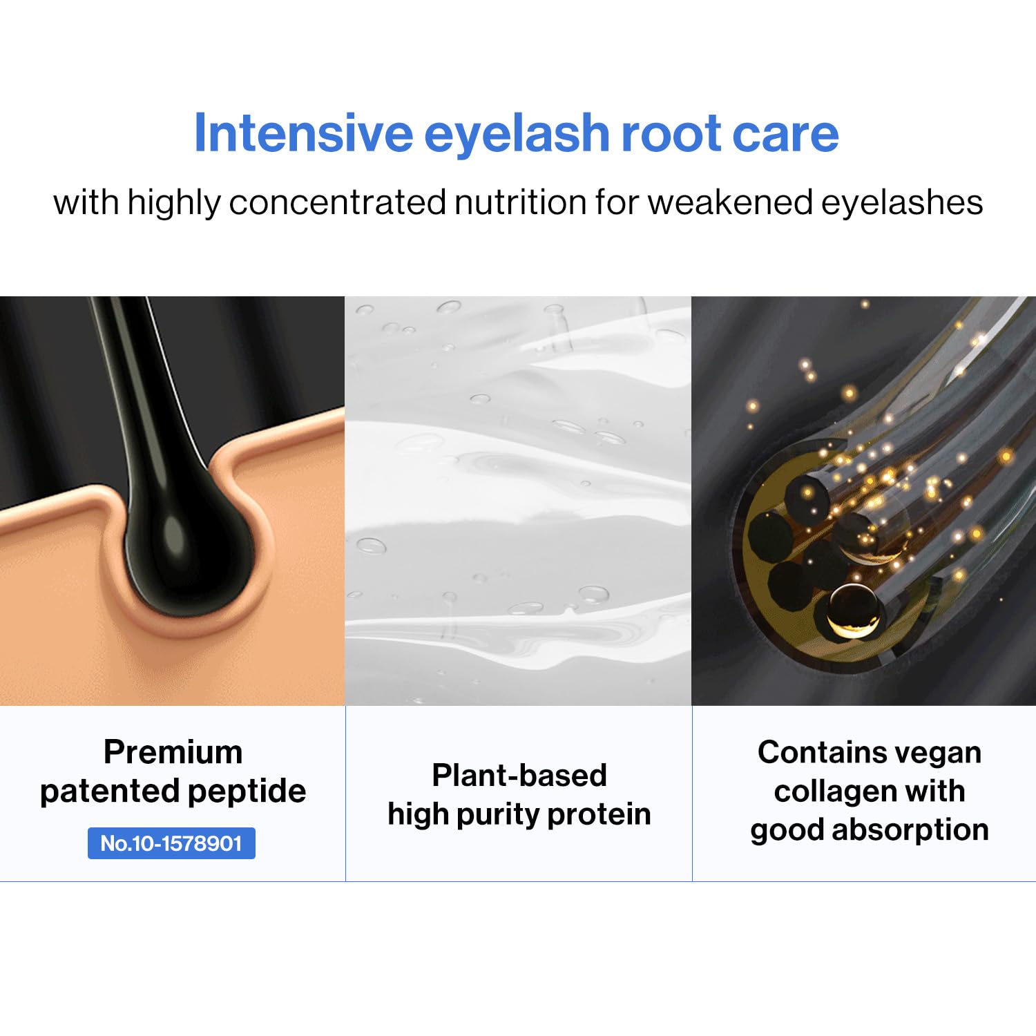 COSNORI Intensive Eyelash Serum – Root Care for Healthier, Stronger Lashes