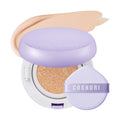 COSNORI Panthenol Barrier Cushion Foundation – Lightweight Dewy Coverage, Long-Wear (01 Ivory, 0.41 fl oz)