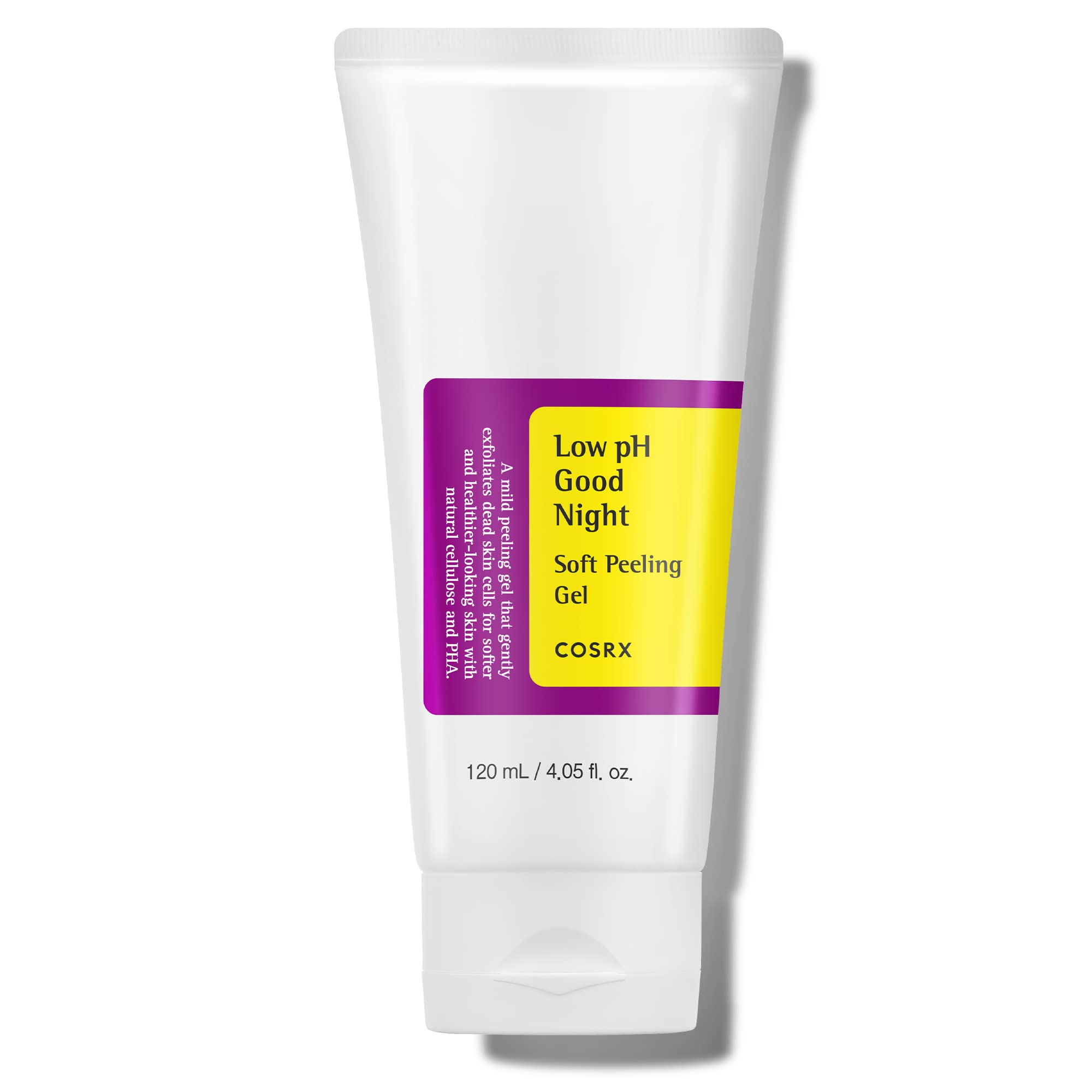 COSRX Low pH Good Night Soft Peeling Gel - Mild Exfoliation with PHA & Cellulose, 120ml