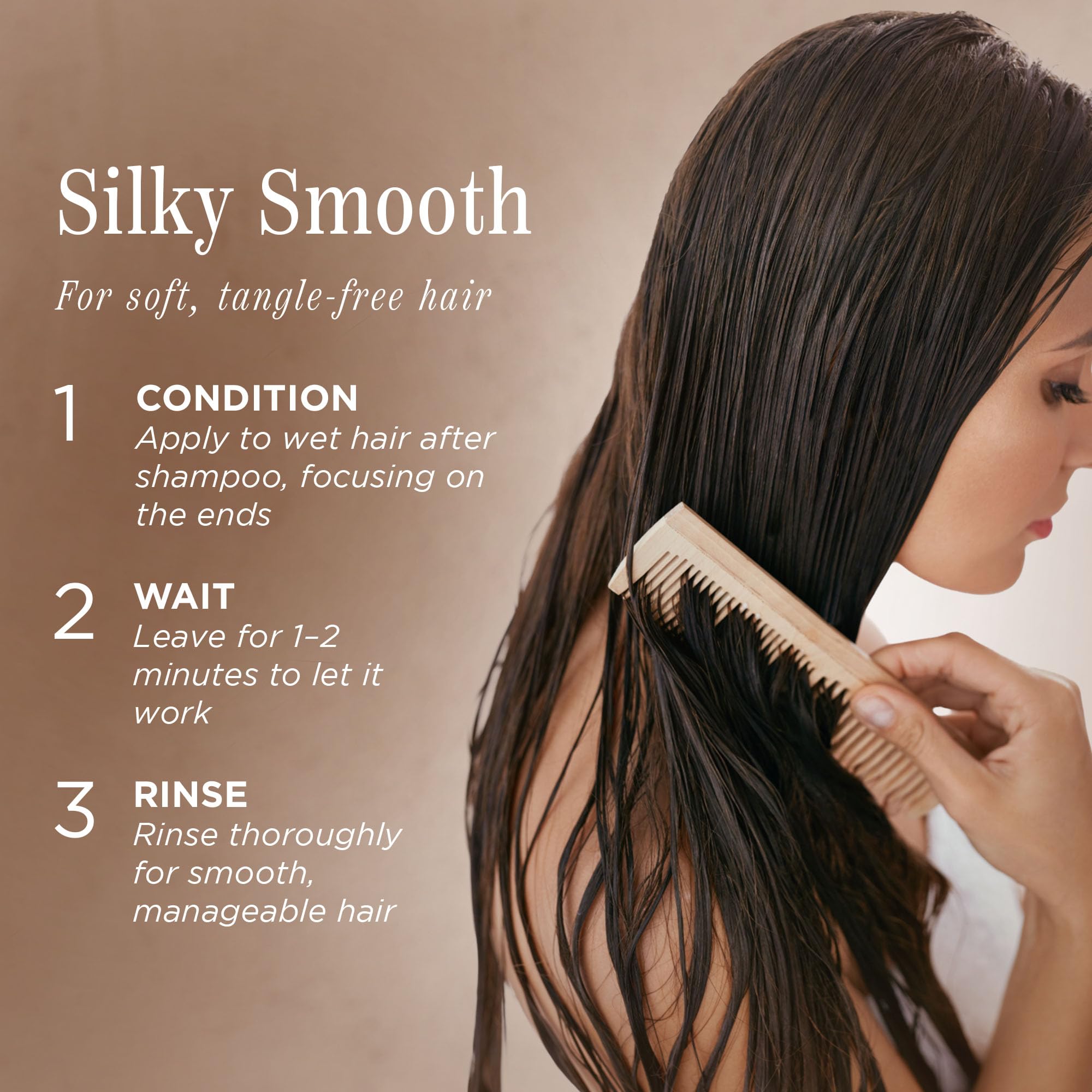 Cote Beauty Hydrating Conditioner – Detangles Effortlessly, Shiny Hair, Omega 6 & 9, Castor Seed Oil, Vegan & Cruelty-Free, 10 Fl Oz