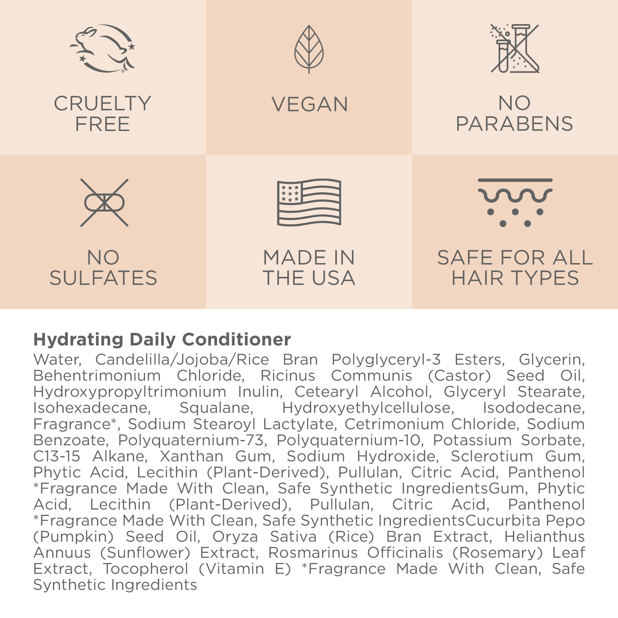 Cote Beauty Hydrating Conditioner – Detangles Effortlessly, Shiny Hair, Omega 6 & 9, Castor Seed Oil, Vegan & Cruelty-Free, 10 Fl Oz