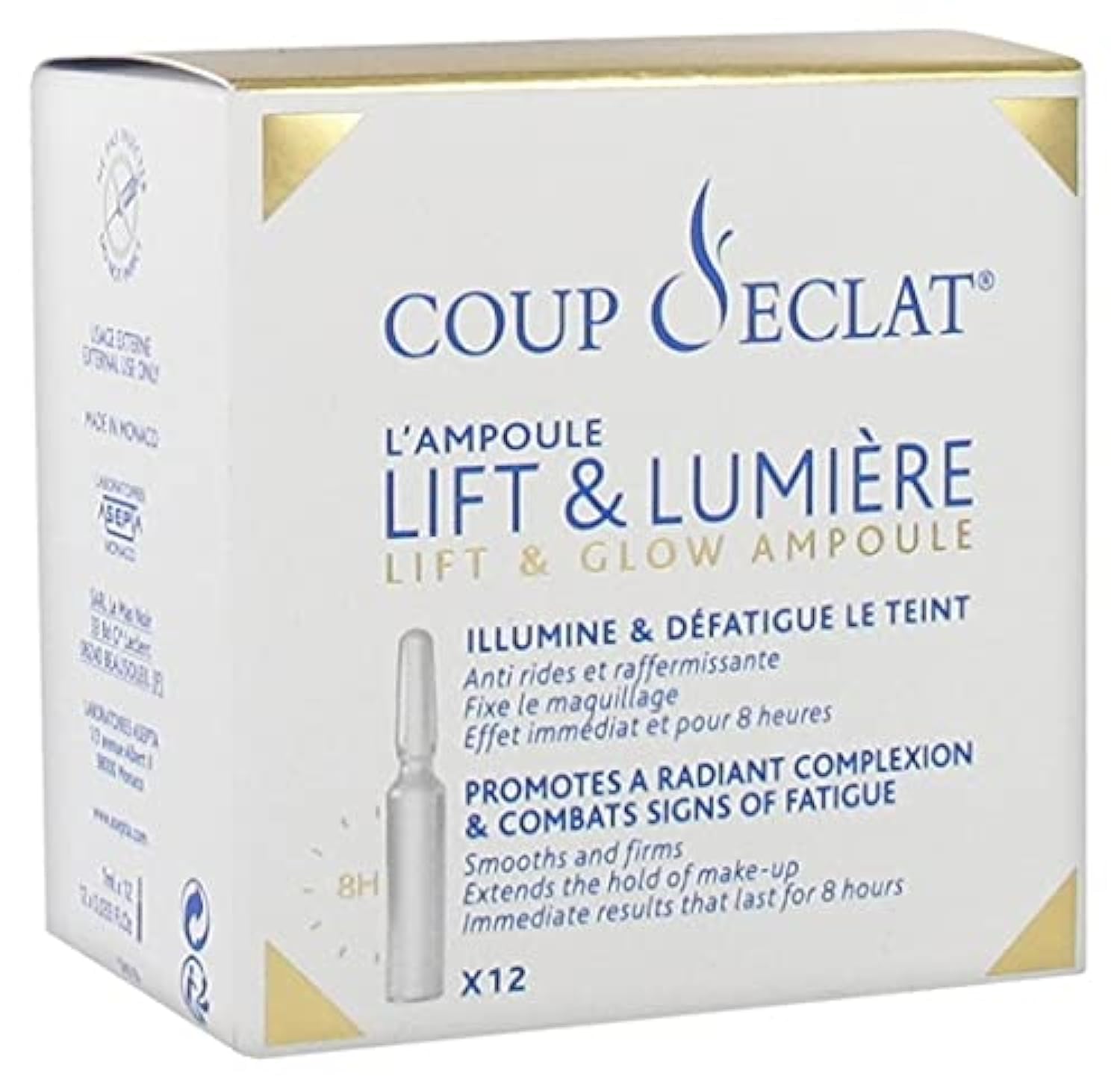 Coup d'Eclat Instant Lifting Ampoules – Set of 12 x 1ml