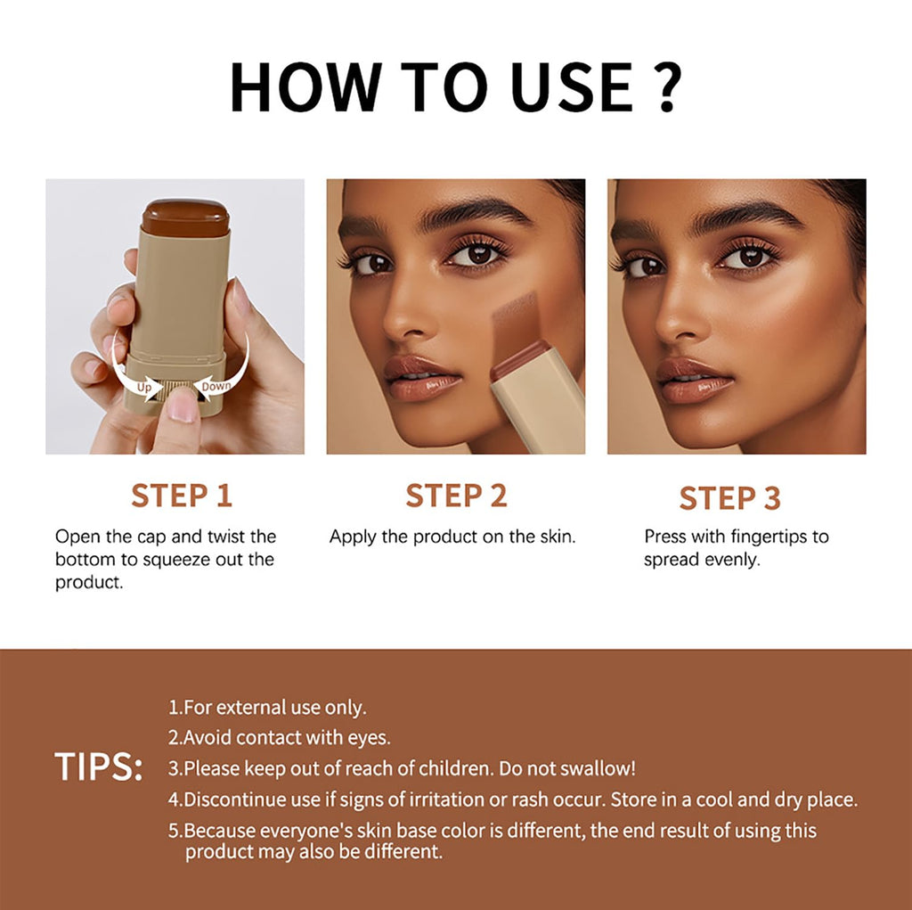Covebalm Beauty Skin Tint for Black Women – Foundation Stick (#06)
