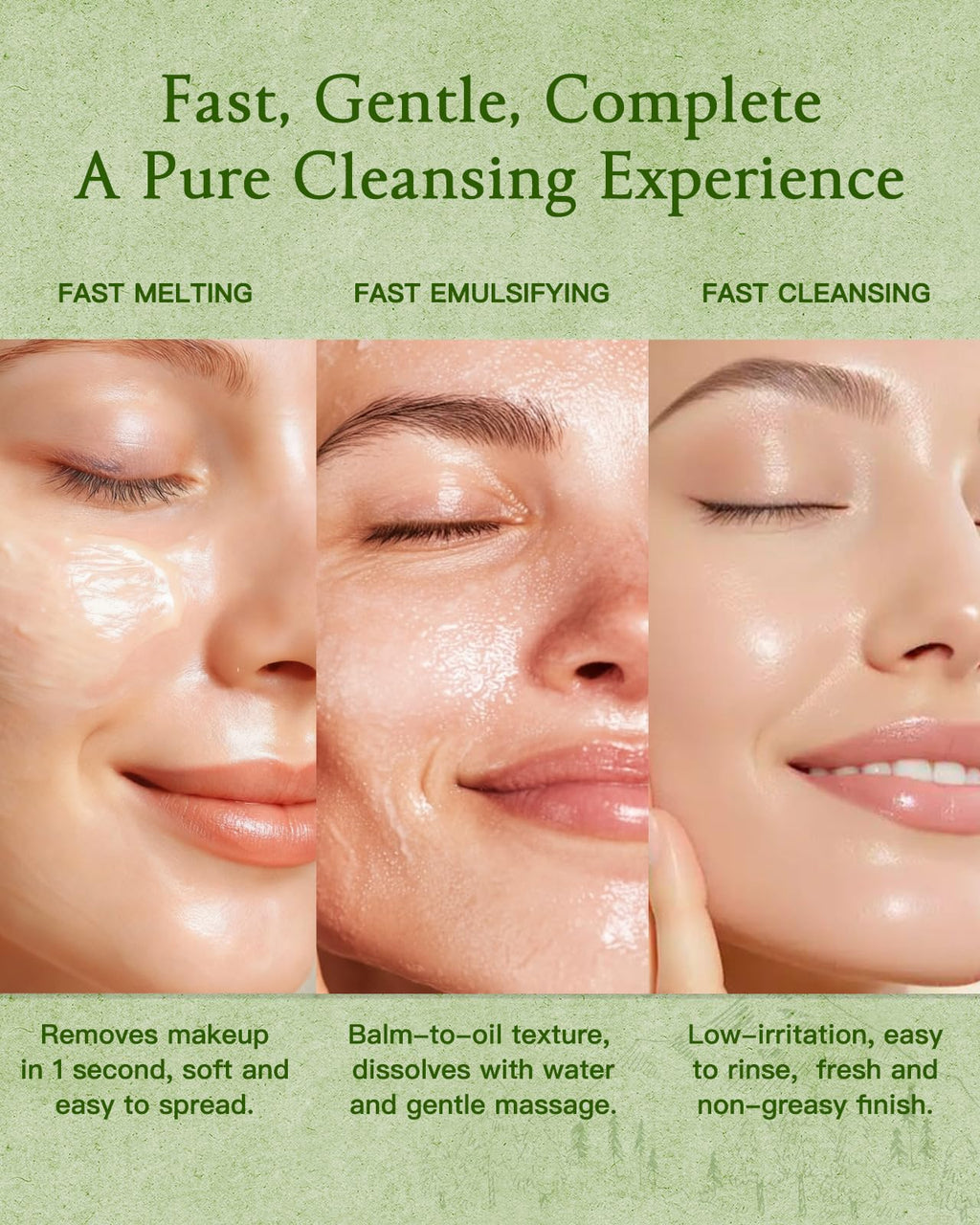 COVER MONSTER Cleansing Balm – Gentle Makeup Remover for Waterproof Makeup & Sunscreen