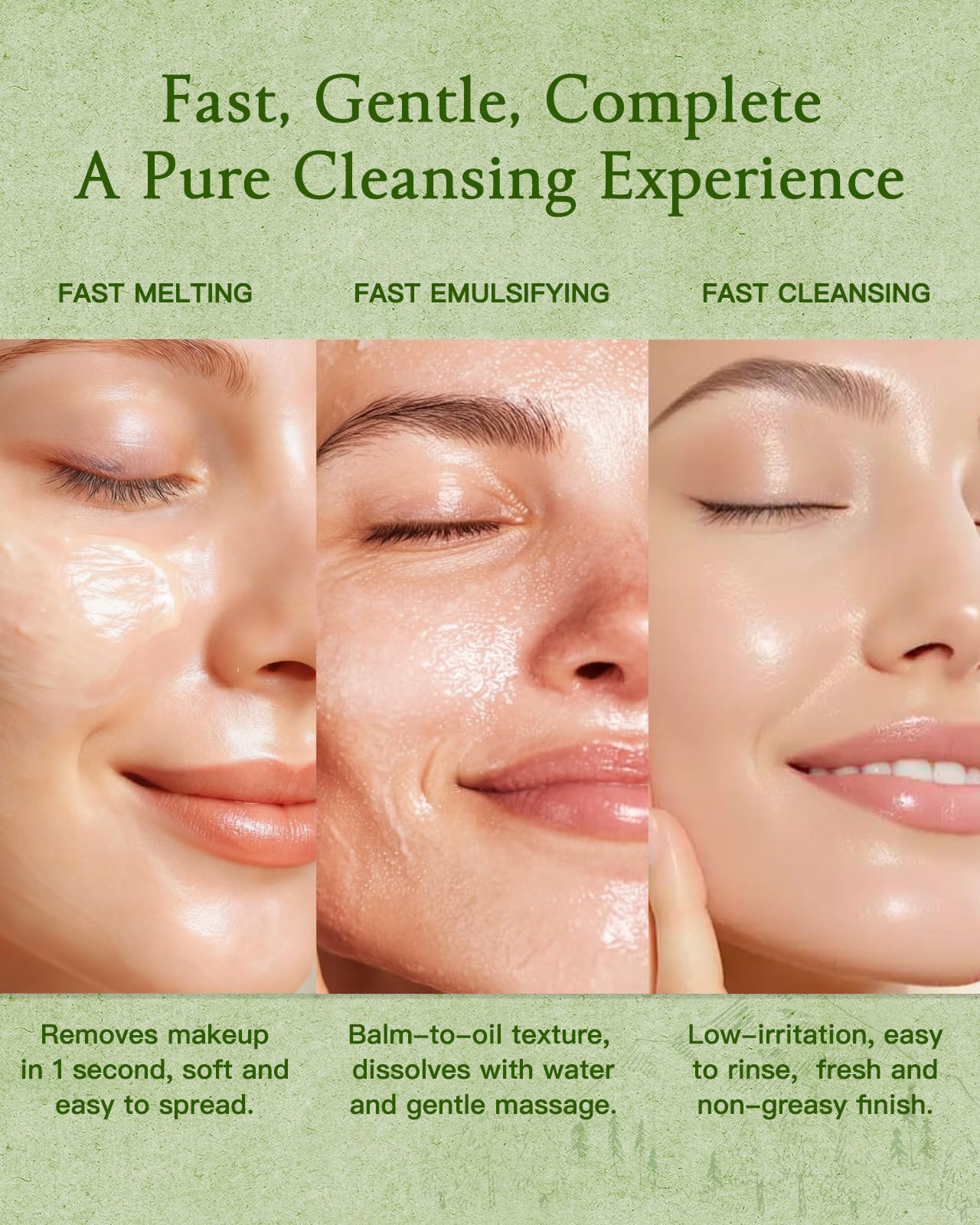 COVER MONSTER Cleansing Balm – Gentle Makeup Remover for Waterproof Makeup & Sunscreen