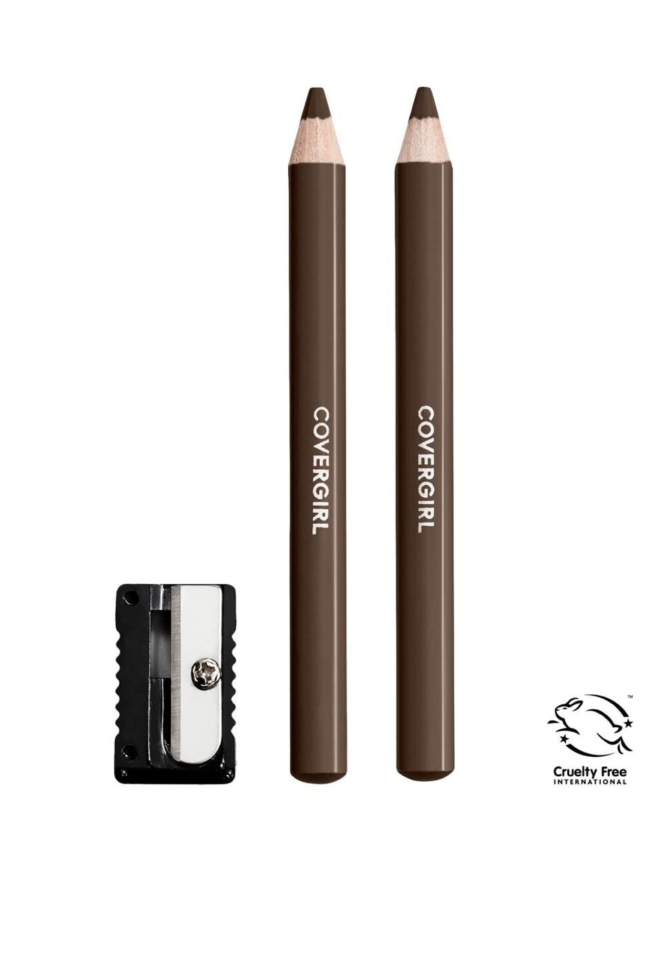 CoverGirl Easy Breezy Brow Fill+Define Pencils Rich Brown – Pack of 4