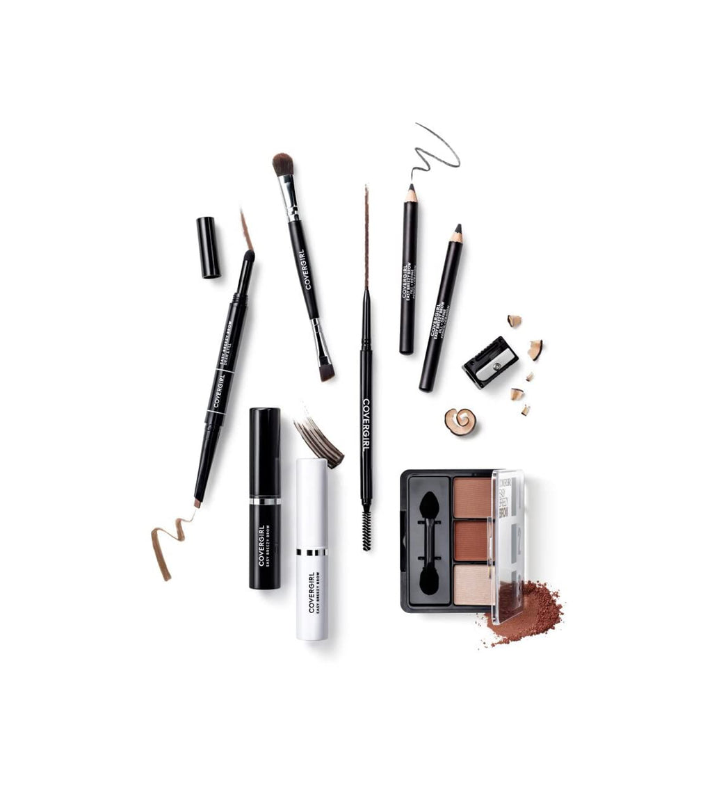 CoverGirl Easy Breezy Brow Fill+Define Pencils Rich Brown – Pack of 4