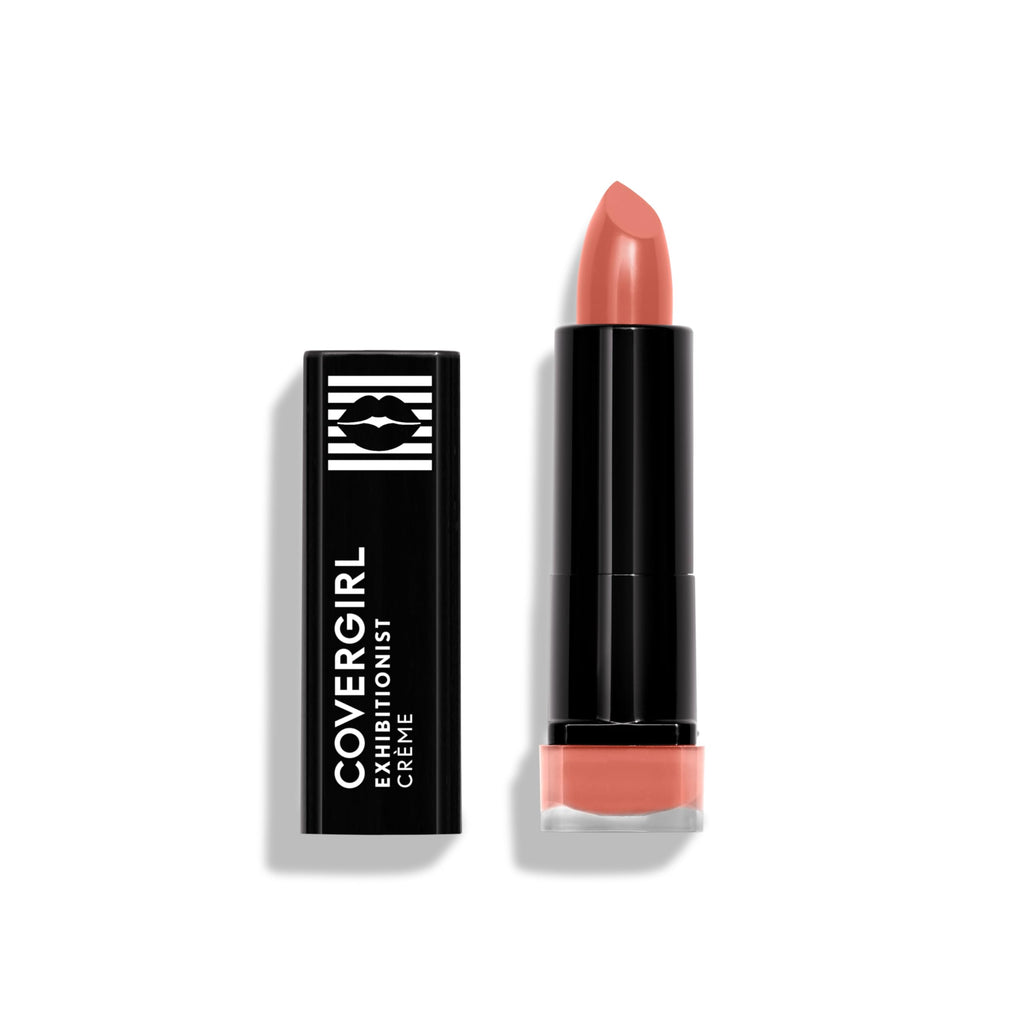 CoverGirl Exhibitionist Cream Lipstick Coral Dreams – Bold Color, Hydration