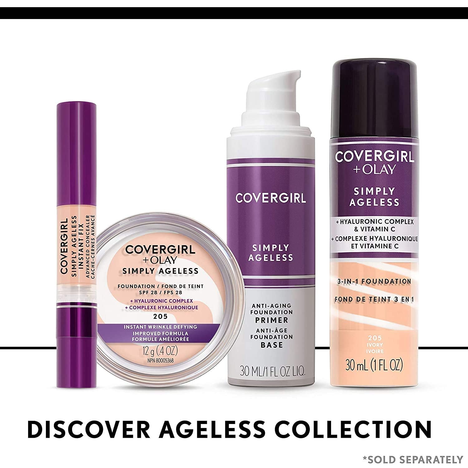 COVERGIRL Simply Ageless Primer – Hydrating Skin Prep for a Youthful Look | 1 fl oz