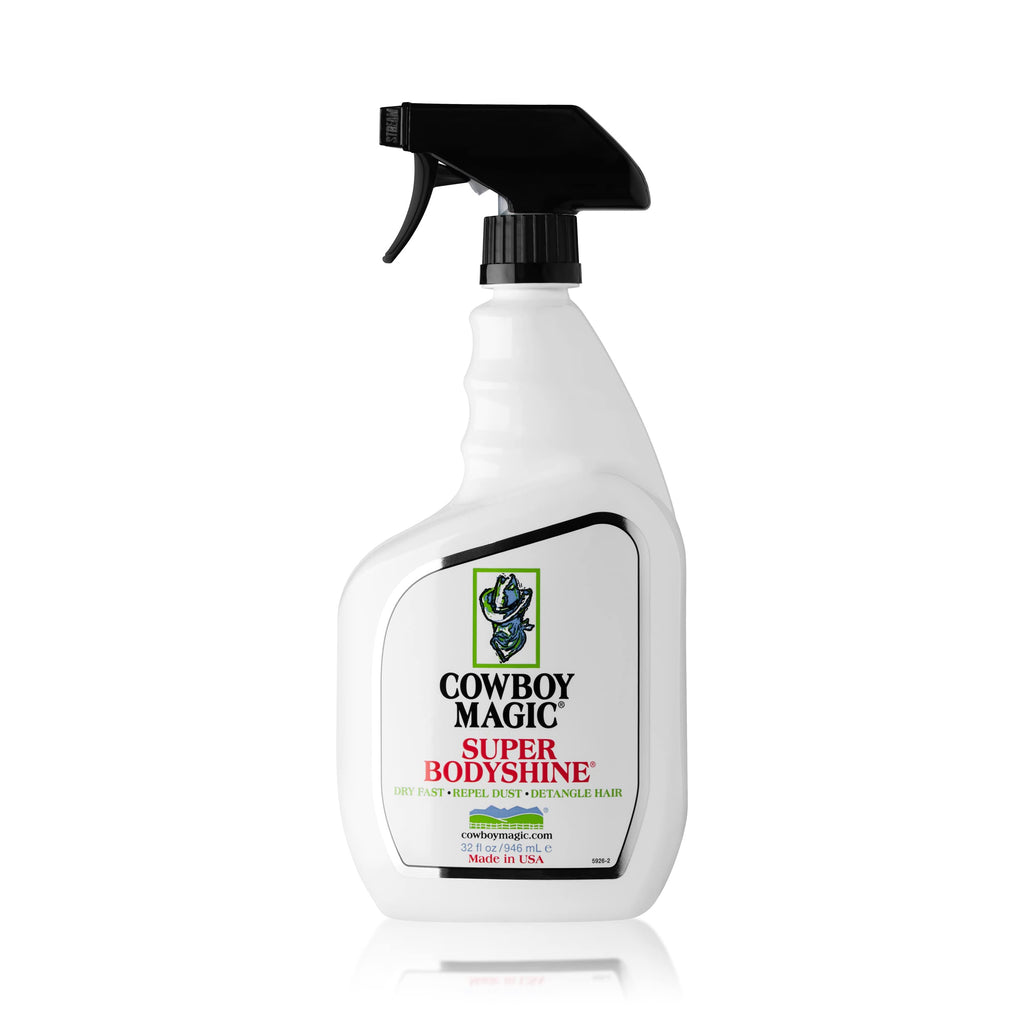 Cowboy Magic 32 fl oz Super Body Shine Spray Detangler — No Water Needed