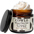 Cowlo Whipped Beef Tallow for Skin – 100% Grass-Fed Tallow Moisturizer, Unscented Face & Body, 2oz