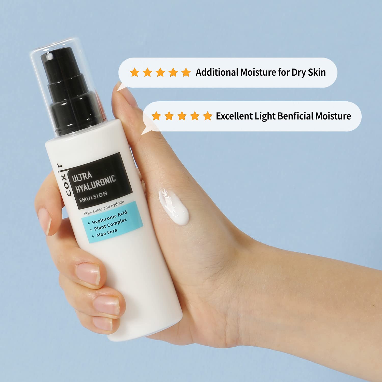 Coxir Ultra Hyaluronic Emulsion — Long-Lasting Hydration for Sensitive and Dehydrated Skin