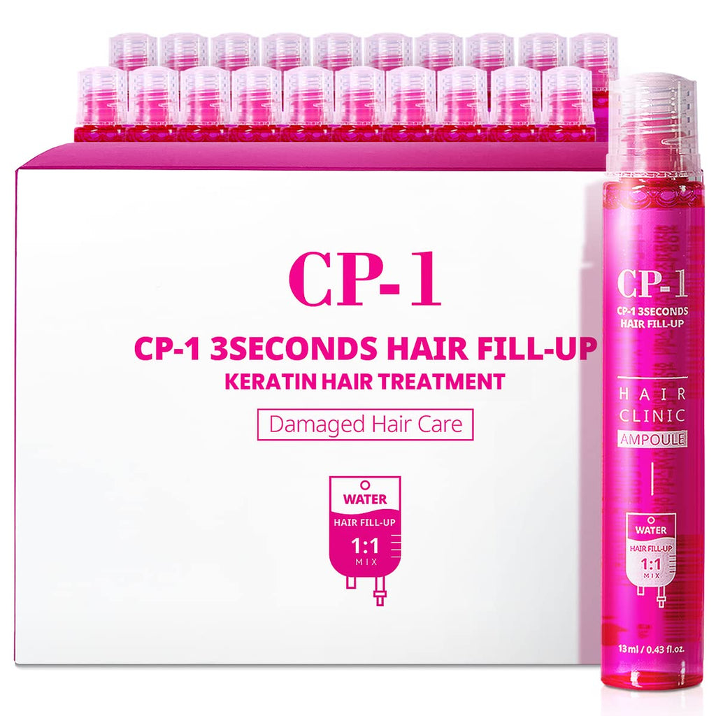 CP-1 3 Seconds Keratin Hair Treatment Set – 20×13ml, Rinse-Off Deep Conditioner & Protein Mask