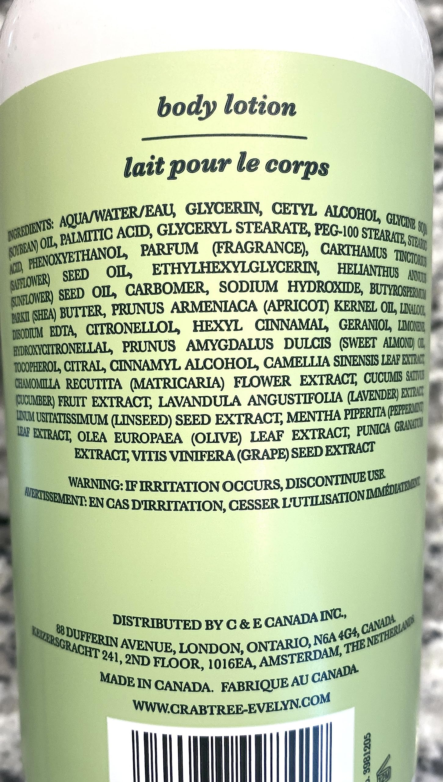 Crabtree & Evelyn Lily Body Lotion 16.9 oz – Delicate Floral Hydration