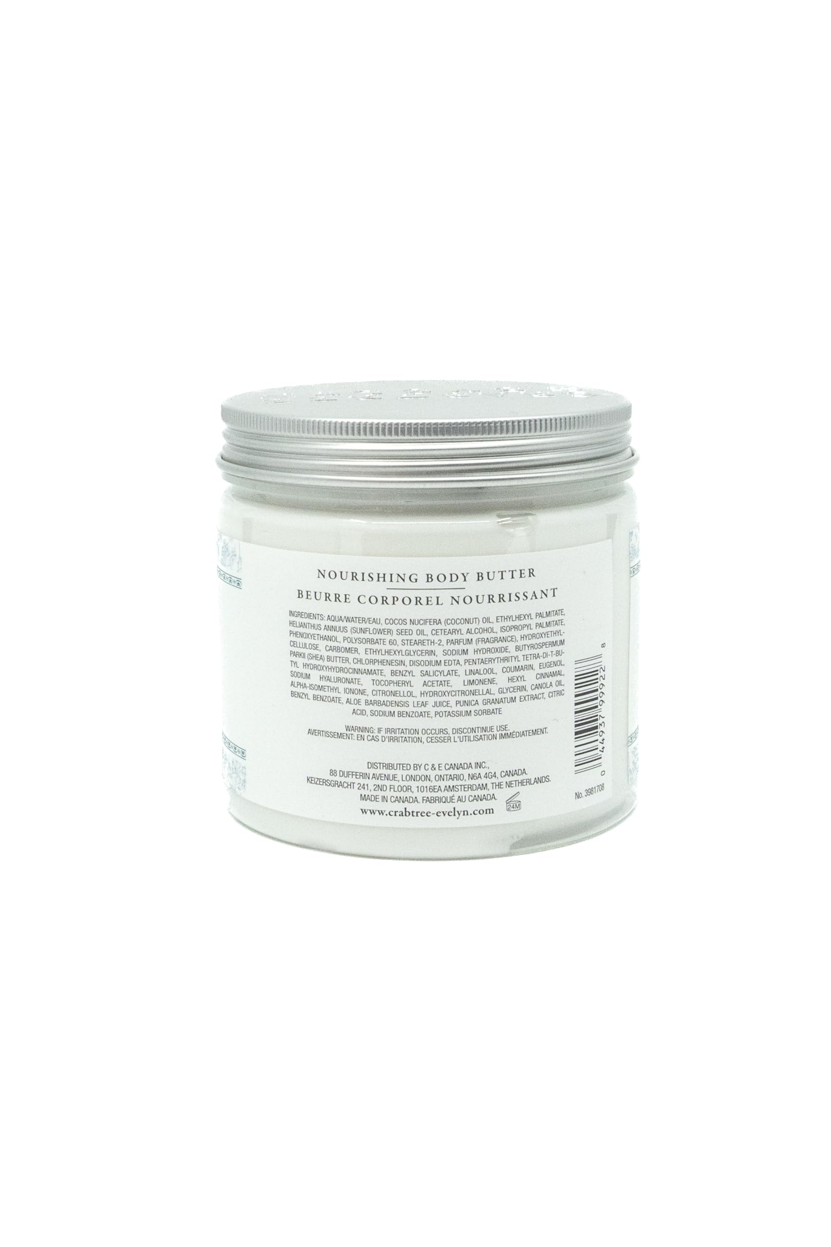 Crabtree & Evelyn Nantucket Briar Body Butter – Nourishing Moisturizer (12.7 oz)