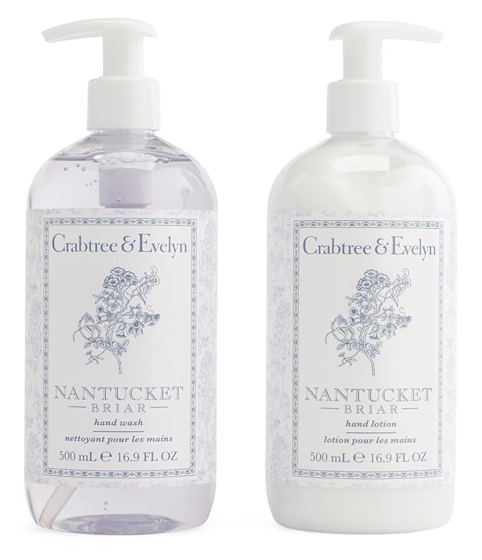 Crabtree & Evelyn Nantucket Briar Hand Wash & Hand Lotion Gift Set – 2 x 250ml