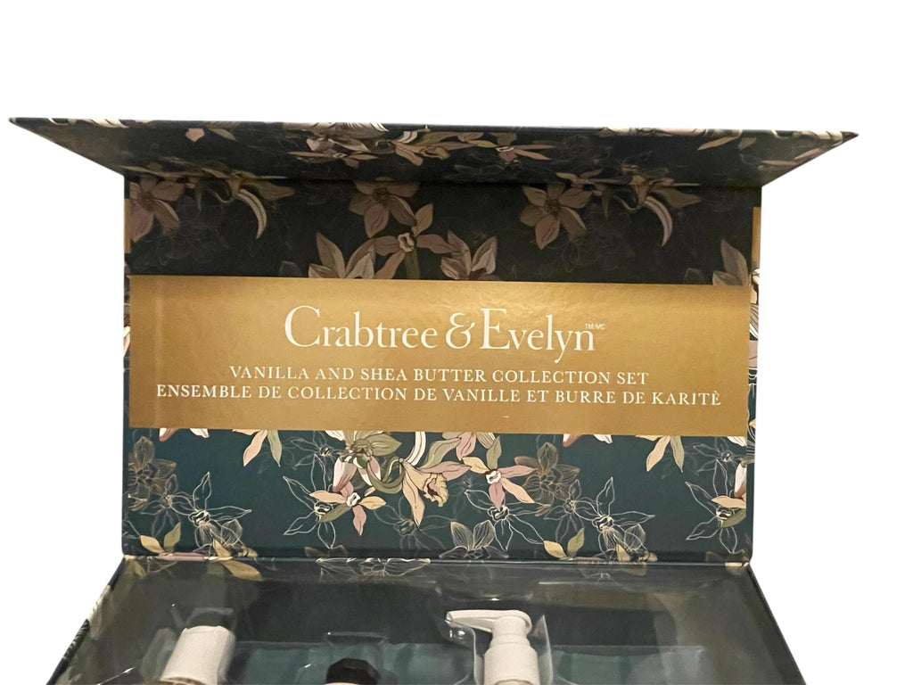 Crabtree & Evelyn Summer Hill Collection Set – Bath & Shower Gel, Body Lotion, Hand Therapy & Soap