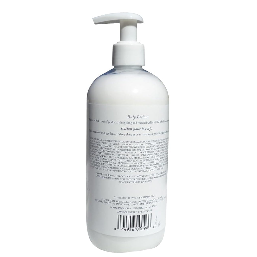 Crabtree & Evelyn Wisteria Body Lotion 16.9 oz – Deep Hydration with Shea & Botanicals