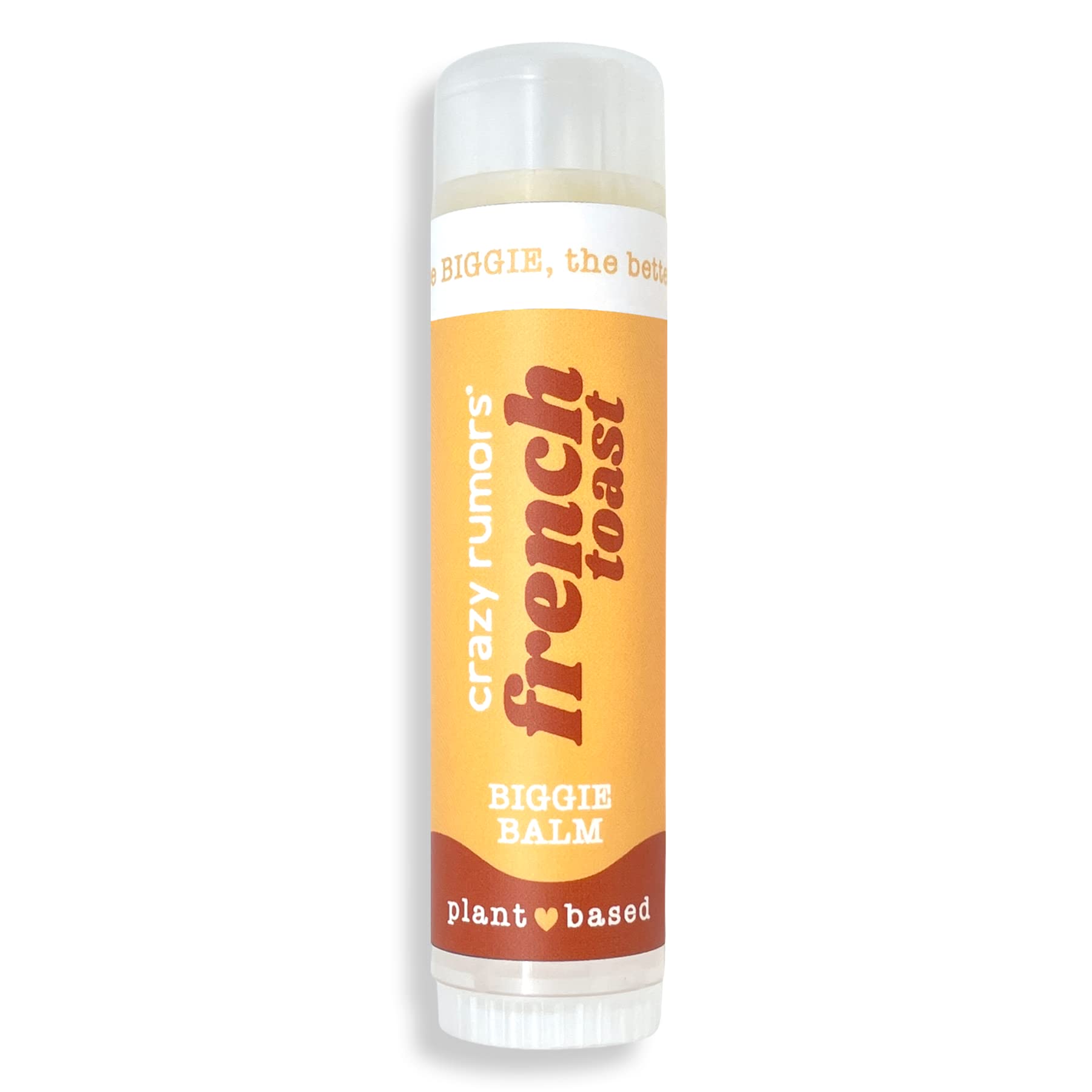 Crazy Rumors Biggie French Toast Lip Balm – 0.6 oz All Natural Plant-Based Lip Care