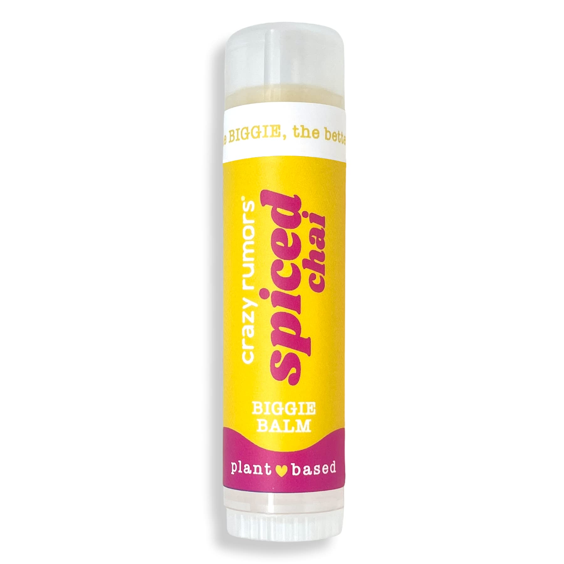 Crazy Rumors Biggie Spiced Chai Lip Balm – 0.6 oz, All-Natural & Vegan