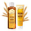 CRAZY SKIN German Beer Yeast Biotin Shampoo & Hair Treatment Set — Anti Hair Loss & Regrowth, 300ml + 200ml